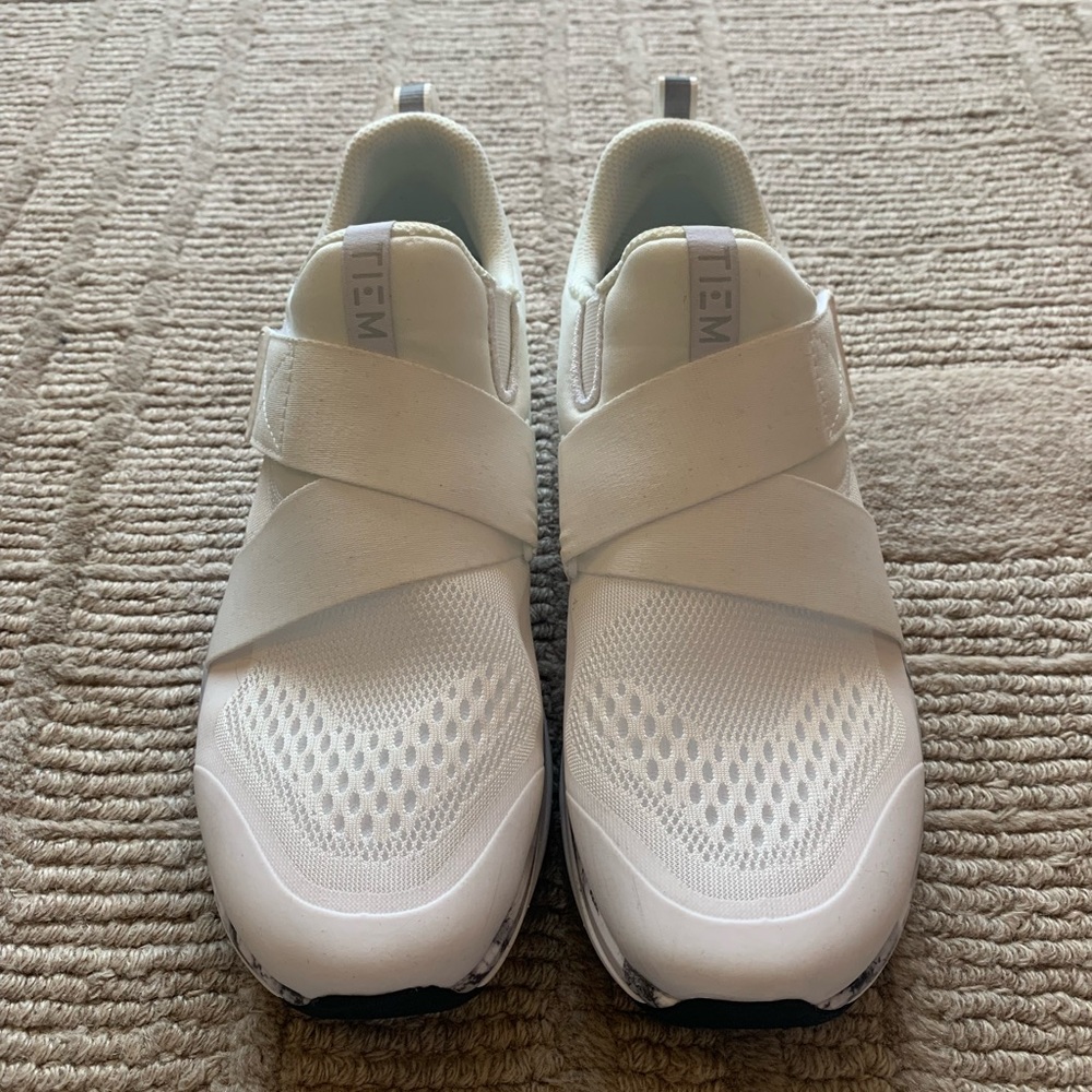 Tiem Slipstream Spin Shoes in White Marble